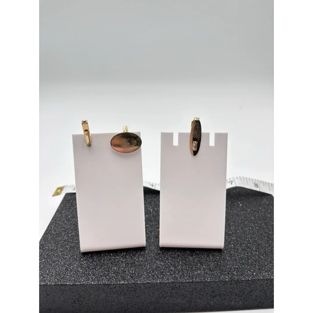 Vintage Swank Gold Tone Cufflinks Tie Clip Set Mother of Pearl‎ Mens Formal